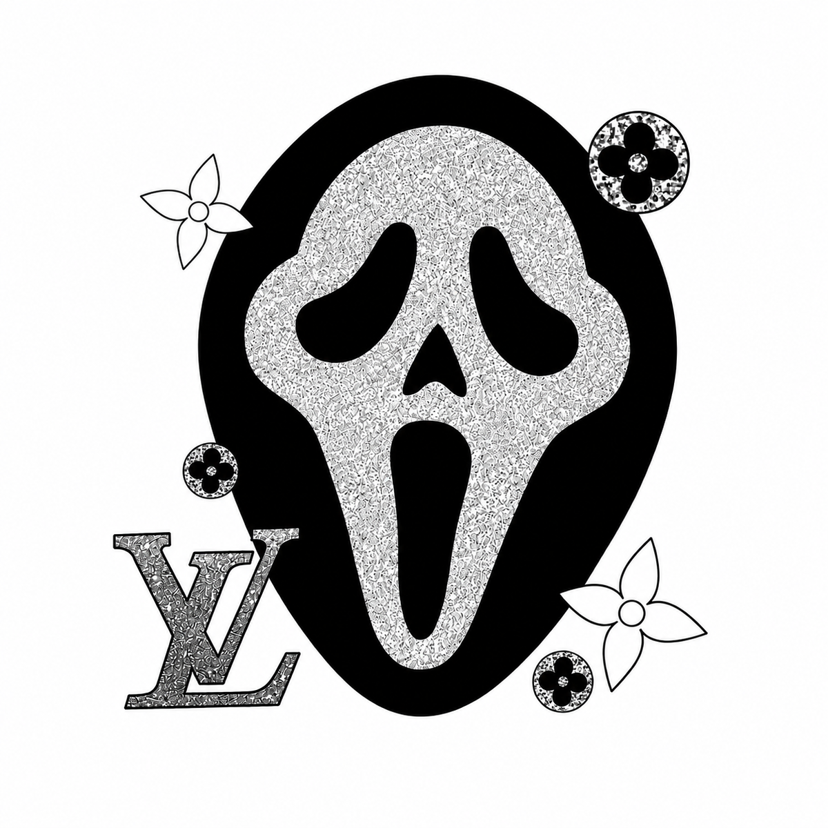 Designer-Inspired Ghost DTF Transfer