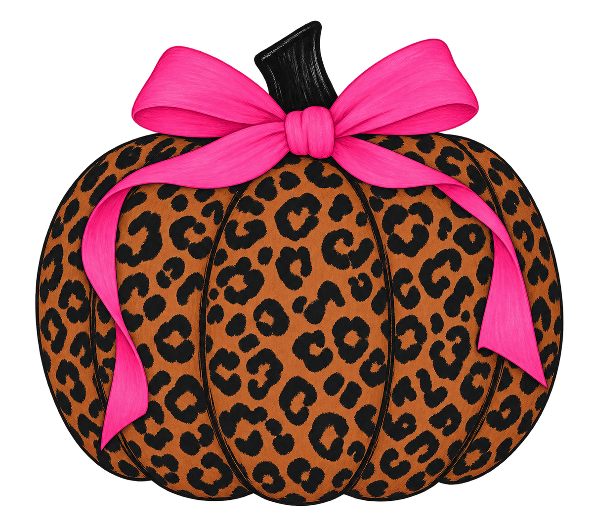 Cheetah Pumpkin DTF Transfer