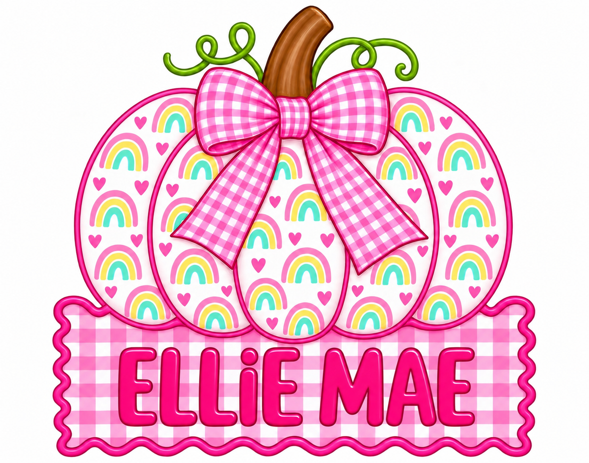 Ellie Mae Pumpkin DTF Transfer