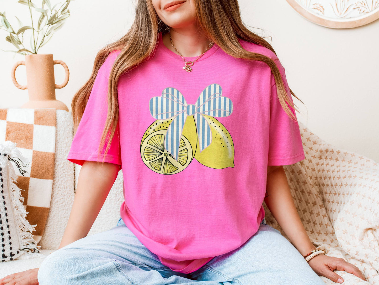 Pretty In Pink Lemon Tee