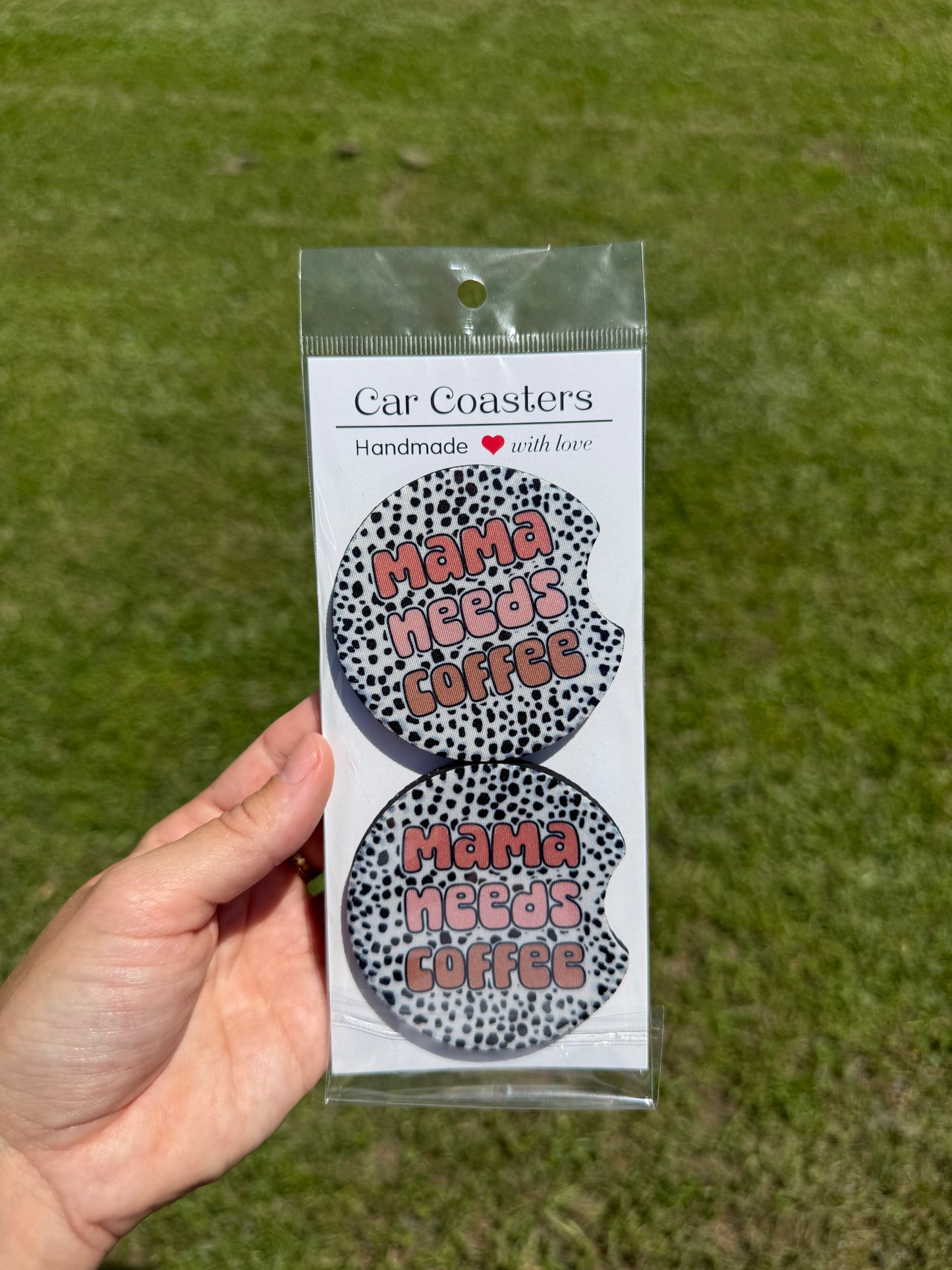 Mama Needs Coffee Car- Coasters