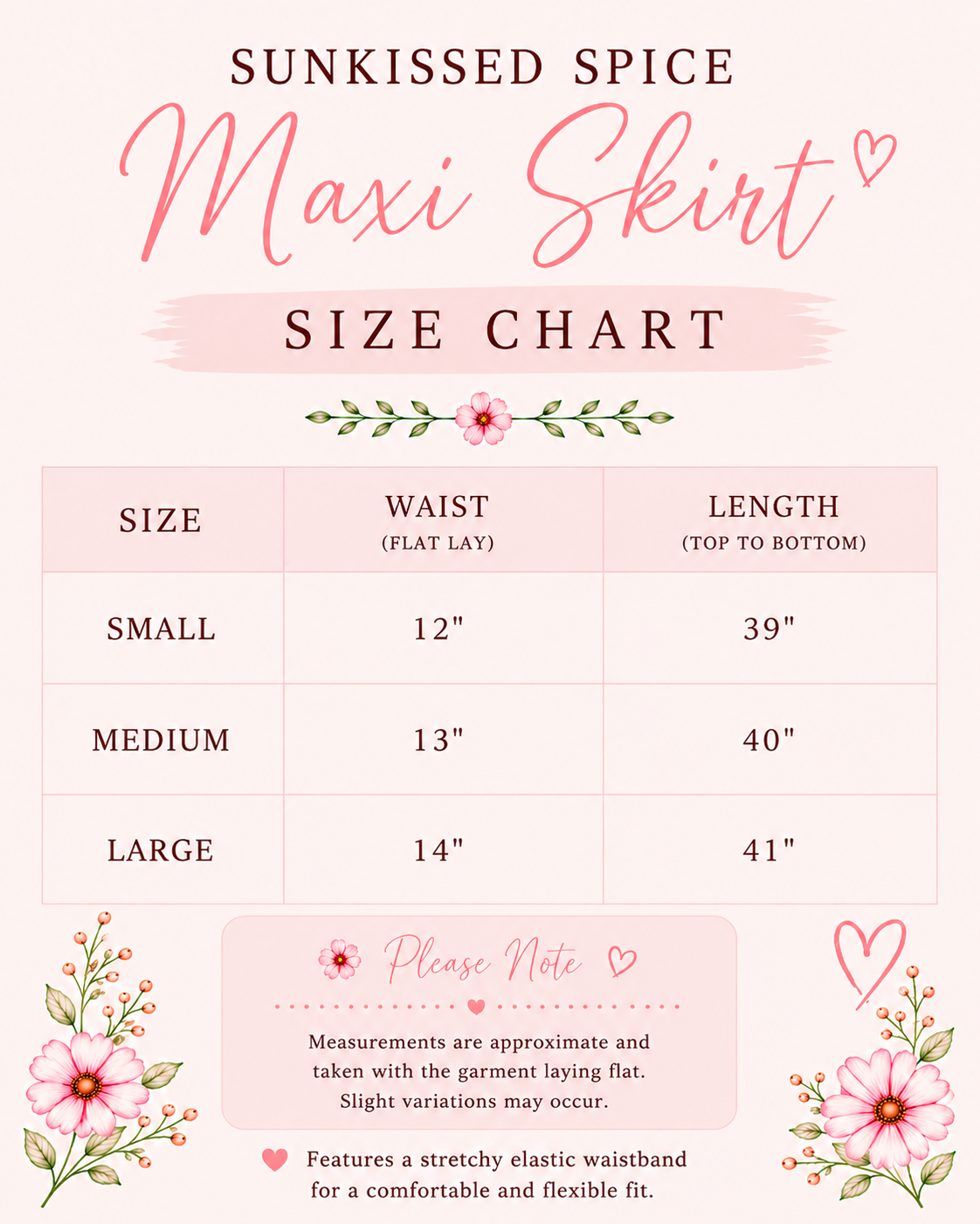 Sunkissed Spice Maxi Skirt