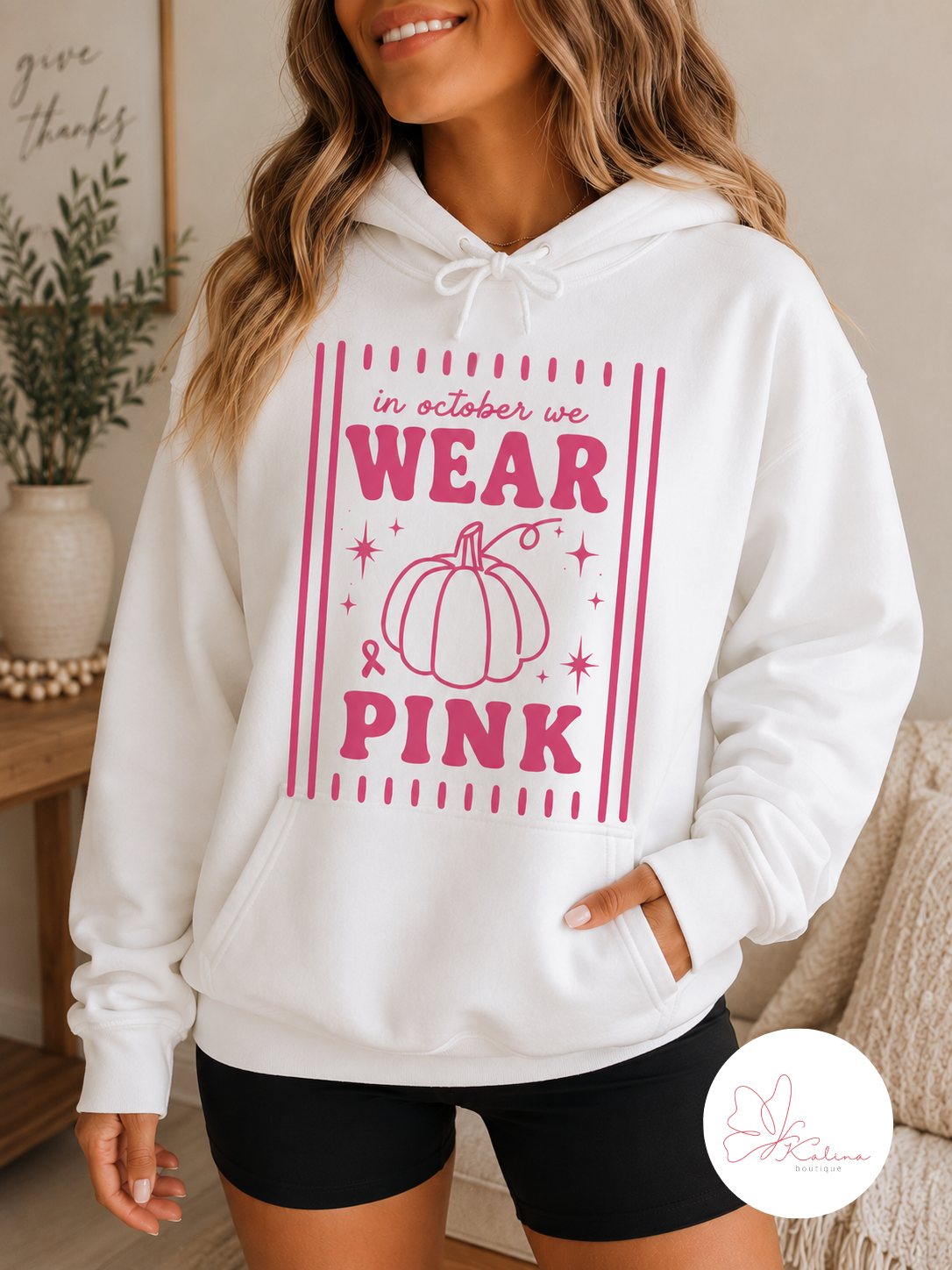 Pink October Retro Graphic
