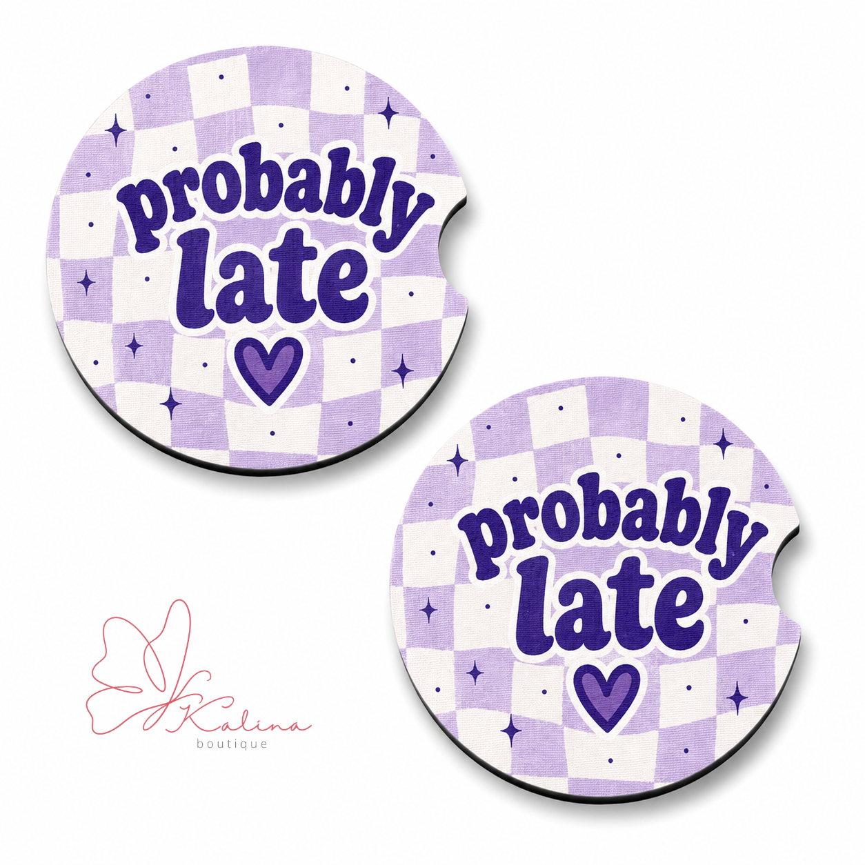 Probably Late Car Coasters