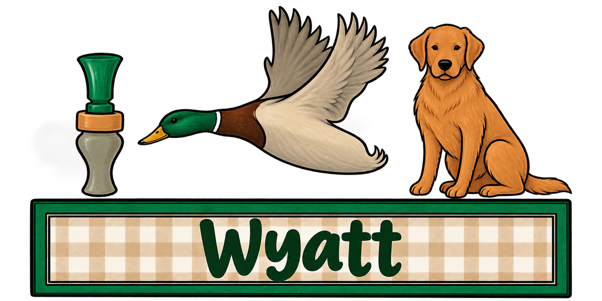 Wyatt Duck Dog DTF Transfer