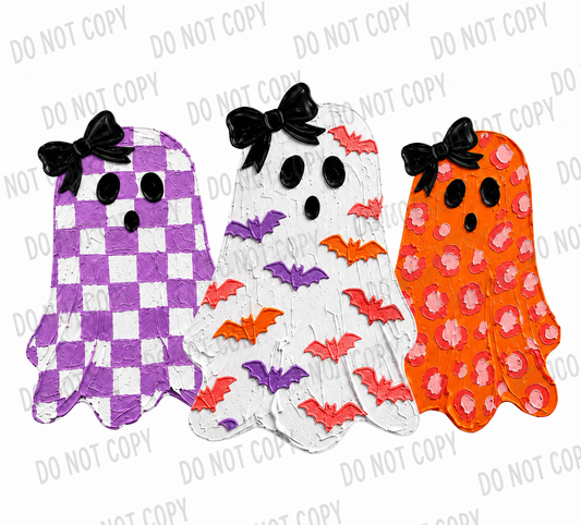 Girly Ghosts DTF Transfer