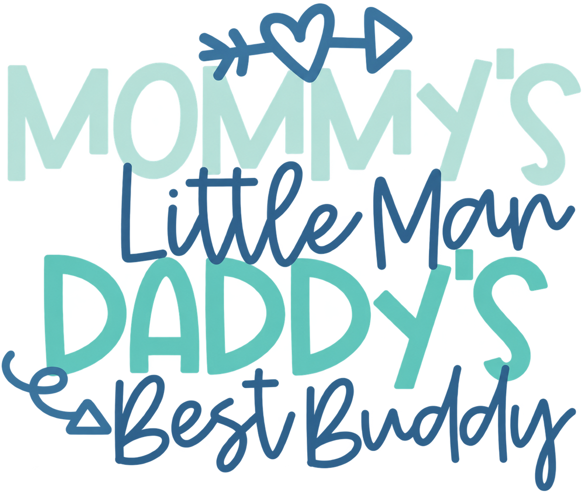 Mommy's Little Man DTF Transfer