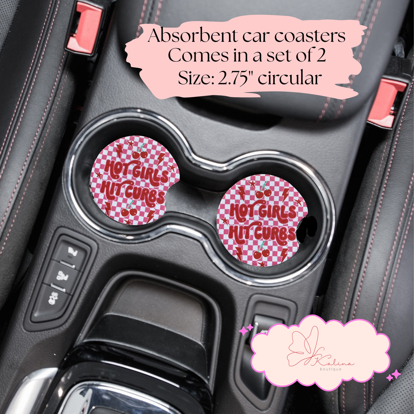 Curb Queen Car-Coasters