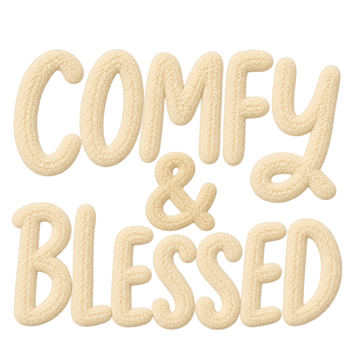 Comfy & Blessed DTF Transfer