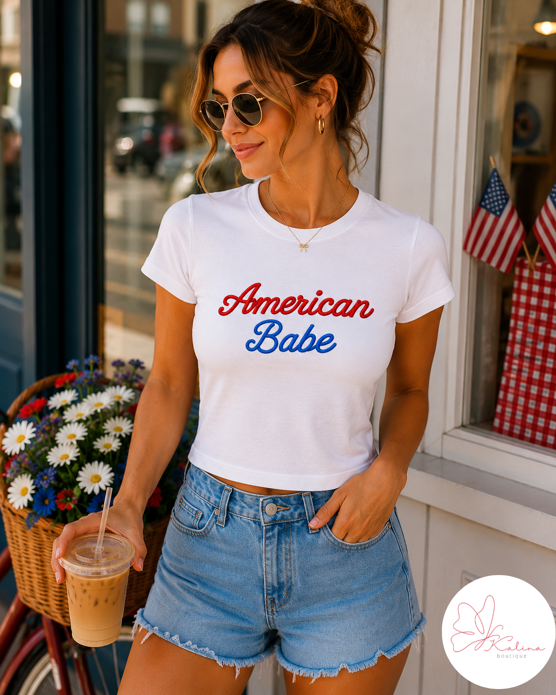 American Babe Baby Tee