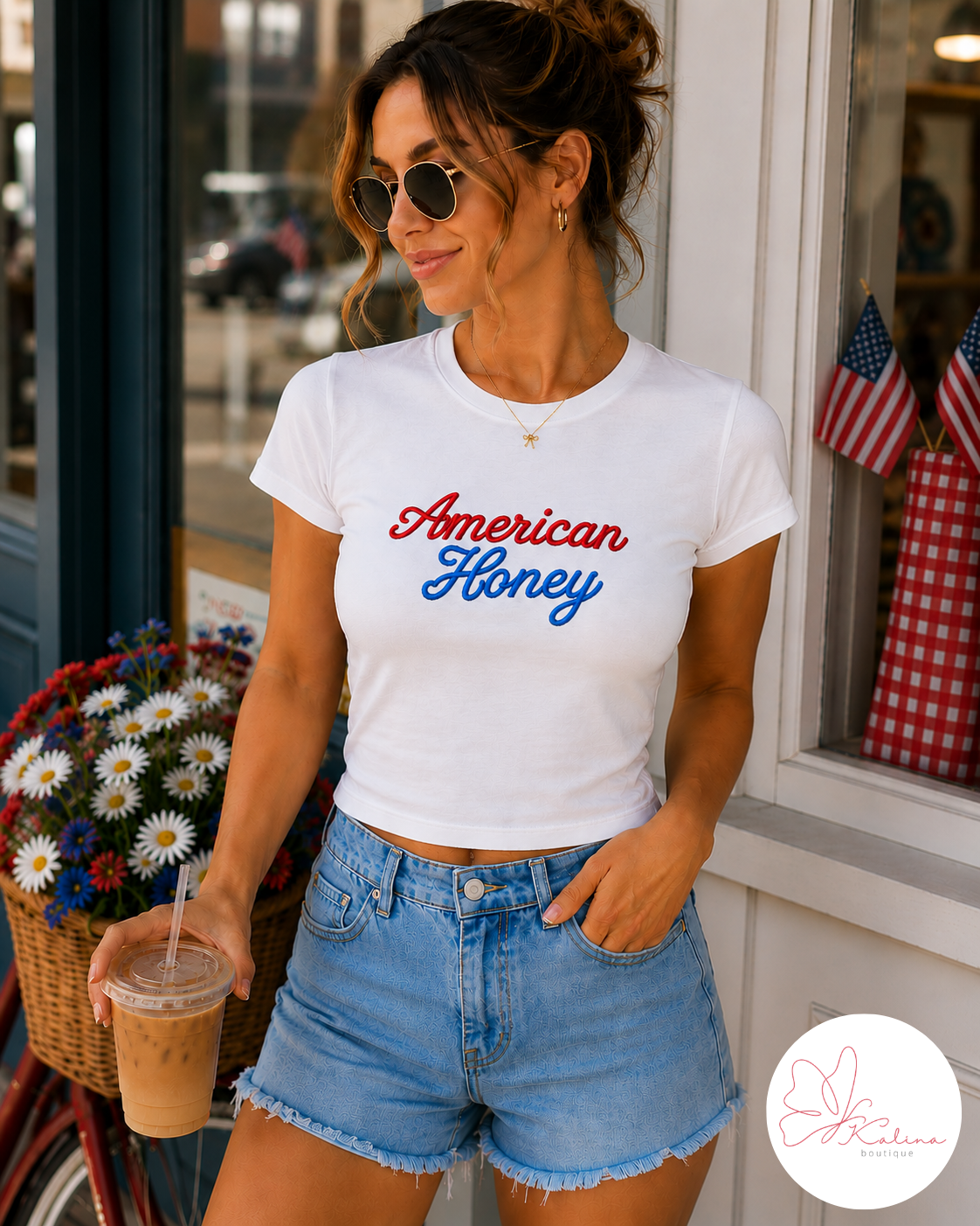 American Honey Crop Tee