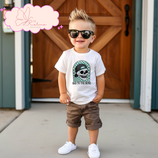 Kids Bad to the Bone Tee