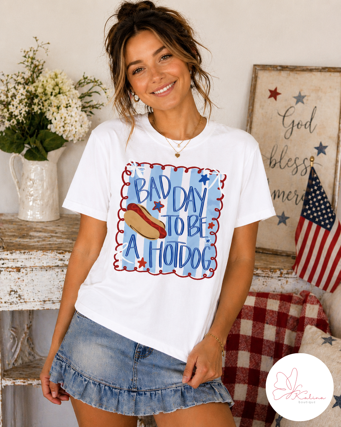 Bad Day to be a Hotdog Graphic Tee