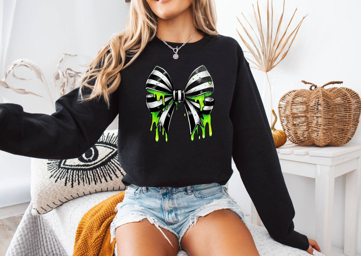 The Ghost with the Most Bowtie Sweatshirt