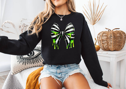 The Ghost with the Most Bowtie Sweatshirt