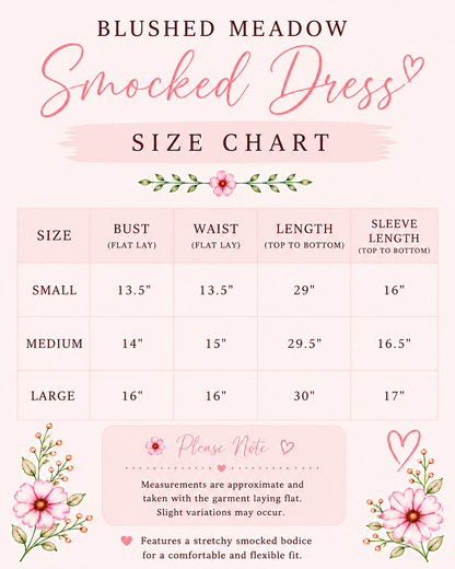 Blush Meadow Smocked Dress