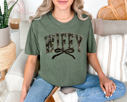 Camo Wifey Graphic Tee