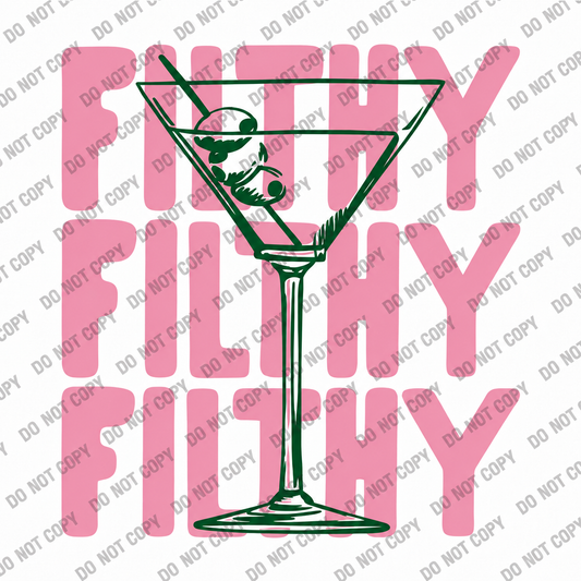 Filthy Martini Girls’ Night DTF Transfer