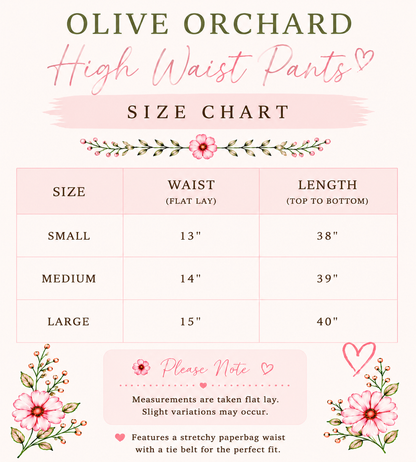 Olive Orchard High-Waist Pants
