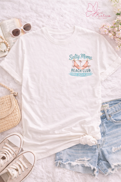 Salty Moms Beach Club Graphic Tee