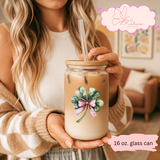 Lucky Charm Coffee Glass