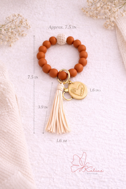 Mama Wristlet Keychain (Copper)