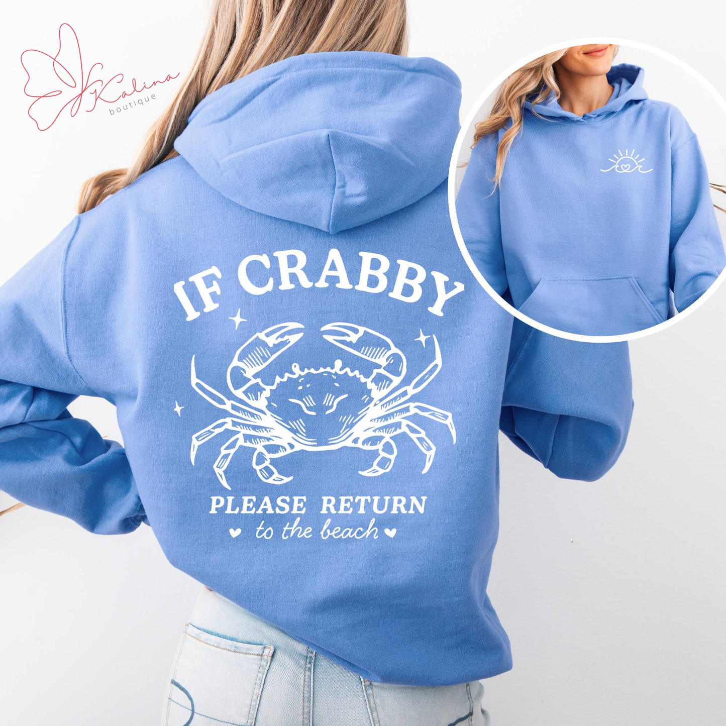 Sun, Sand & No Crabby Vibes Hoodie