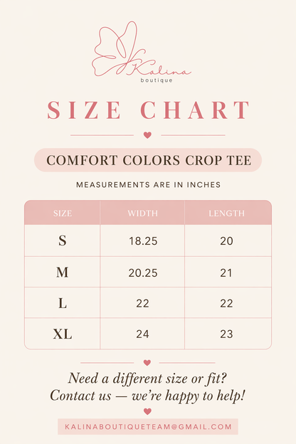Simple Needs Graphic Crop Tee