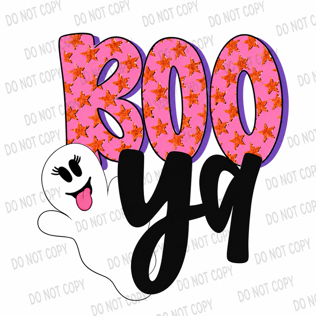 Boo! Halloween DTF Transfer