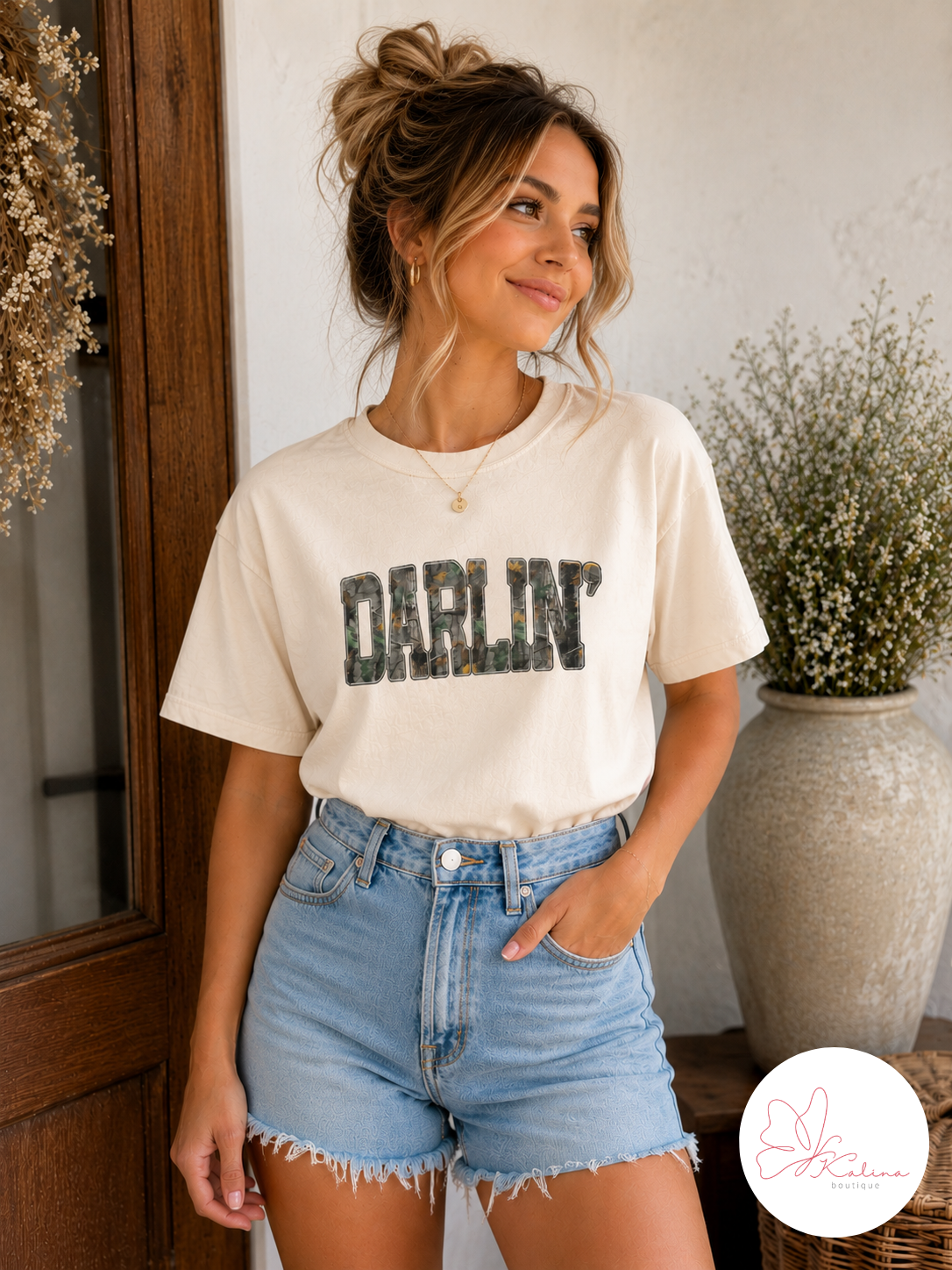 Darlin' Camo Graphic Tee