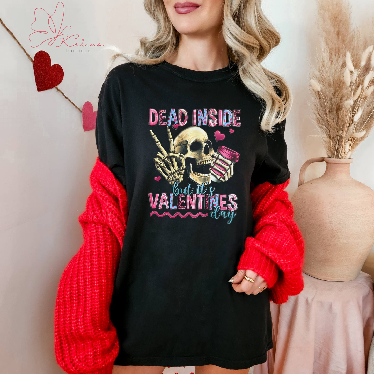 Dead Inside but it's V-Day Tee