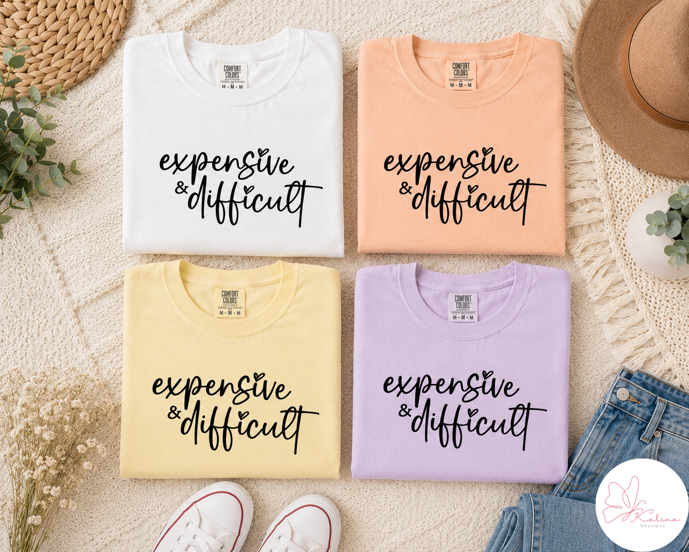 Expensive & Difficult Crop Tee
