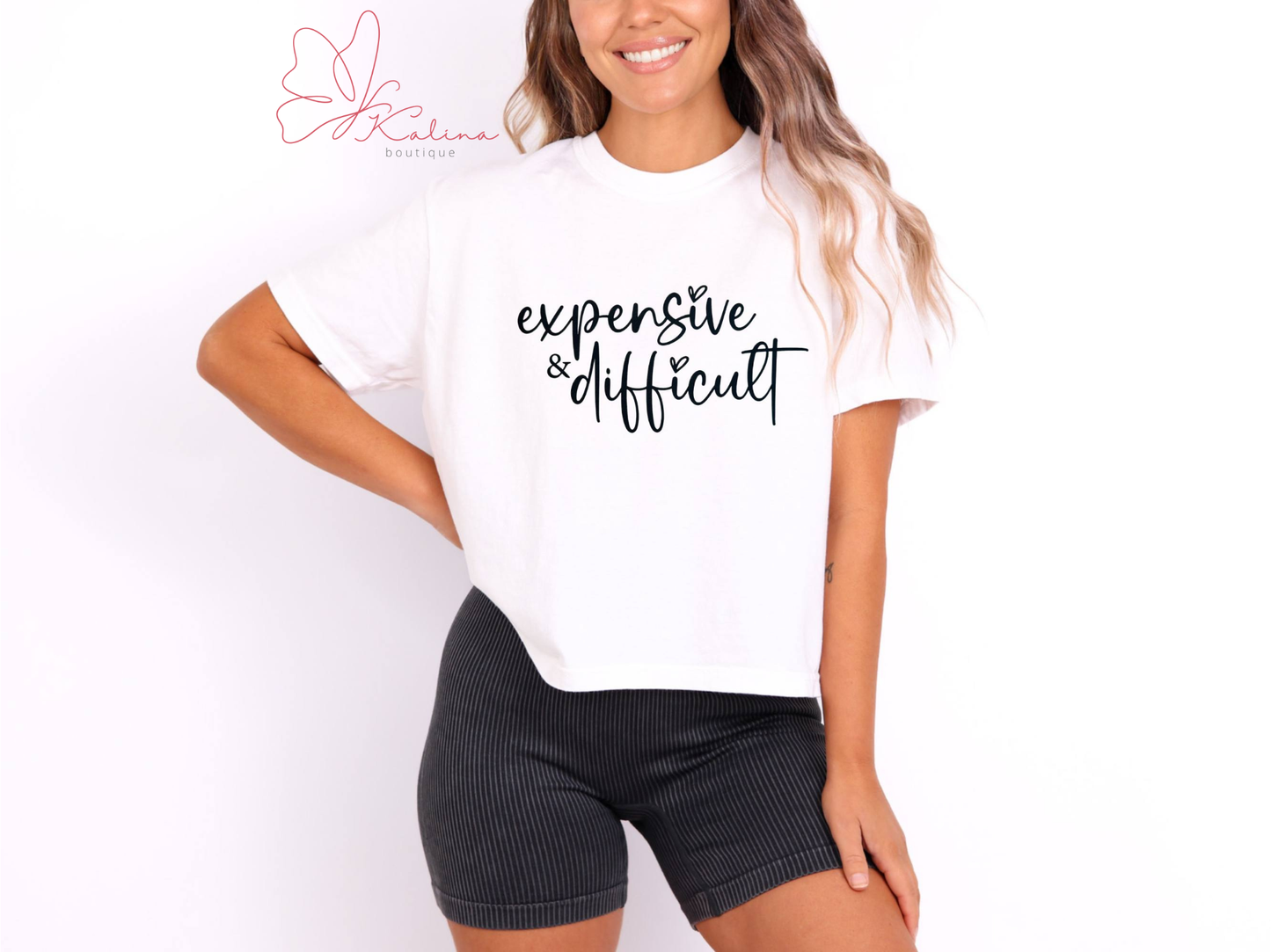 Expensive & Difficult Crop Tee