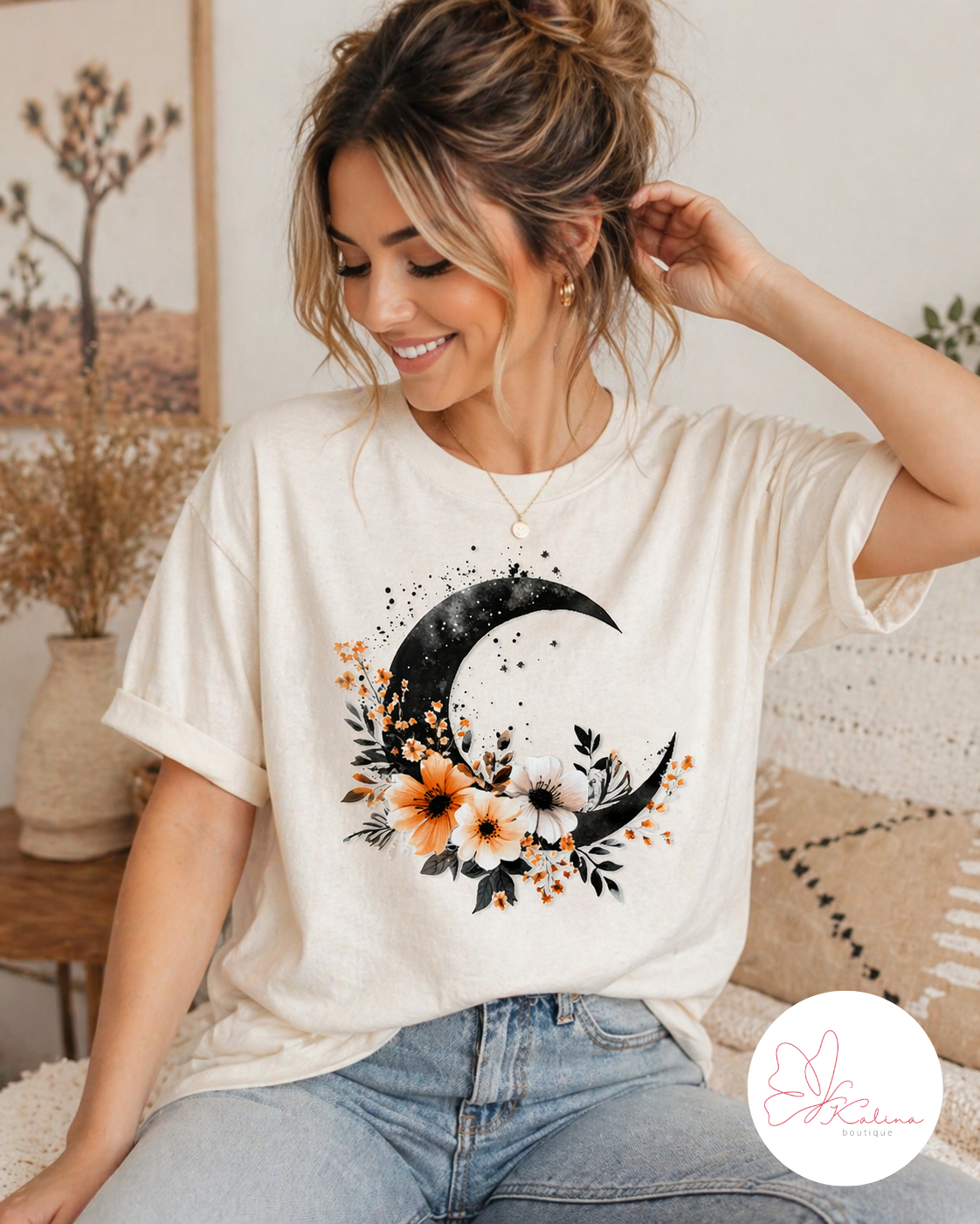 Midnight Bloom Tee