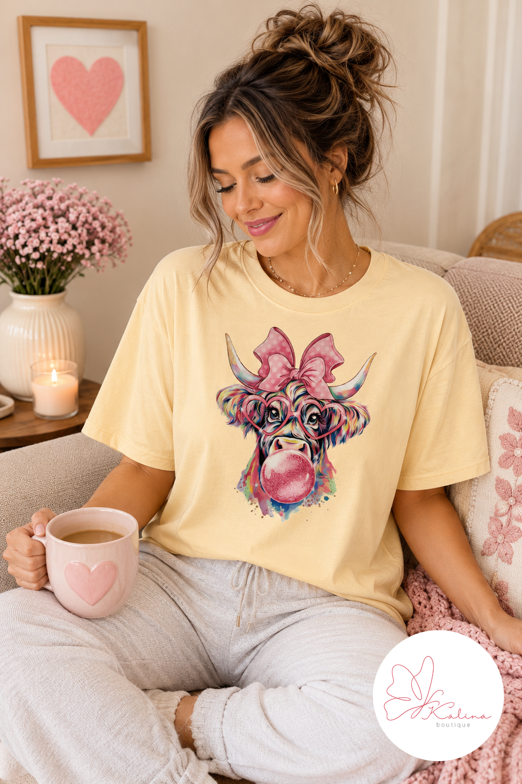 Highland Cow Tee