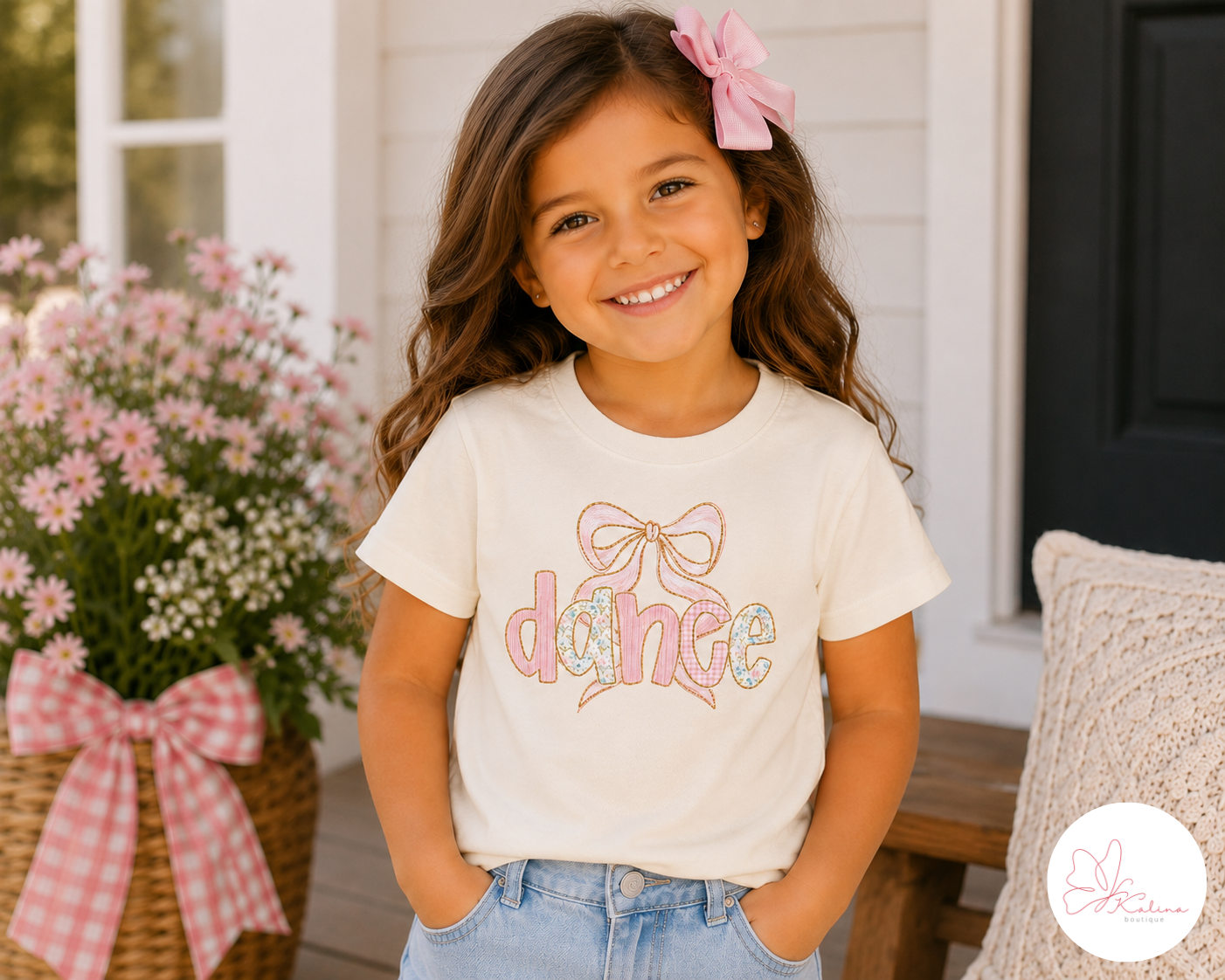 Dance Bow Kids Tee
