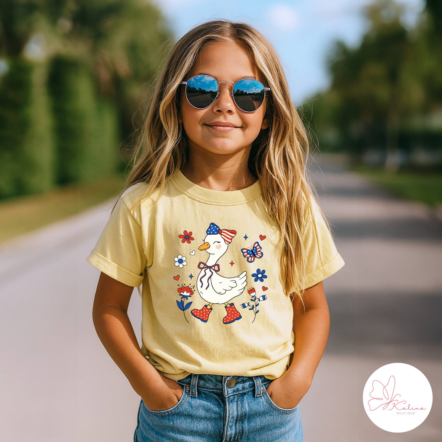All American Goose Kids Tee