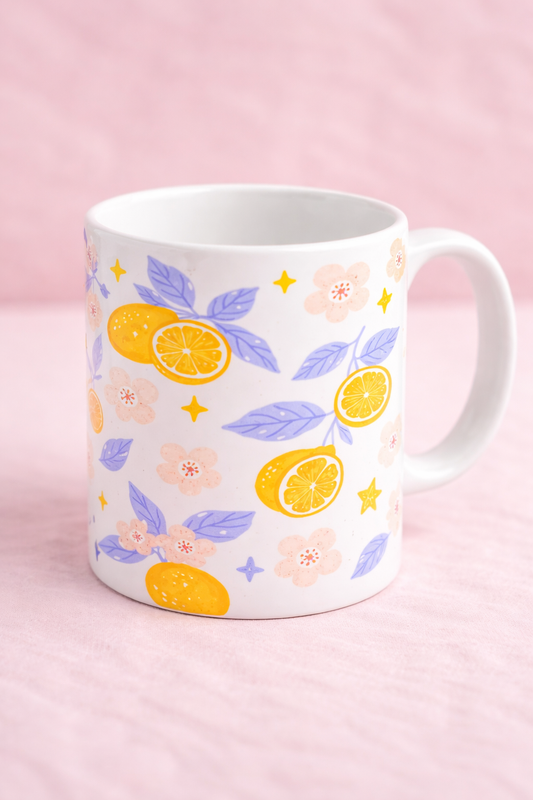 Lemon Blossom Coffee Mug