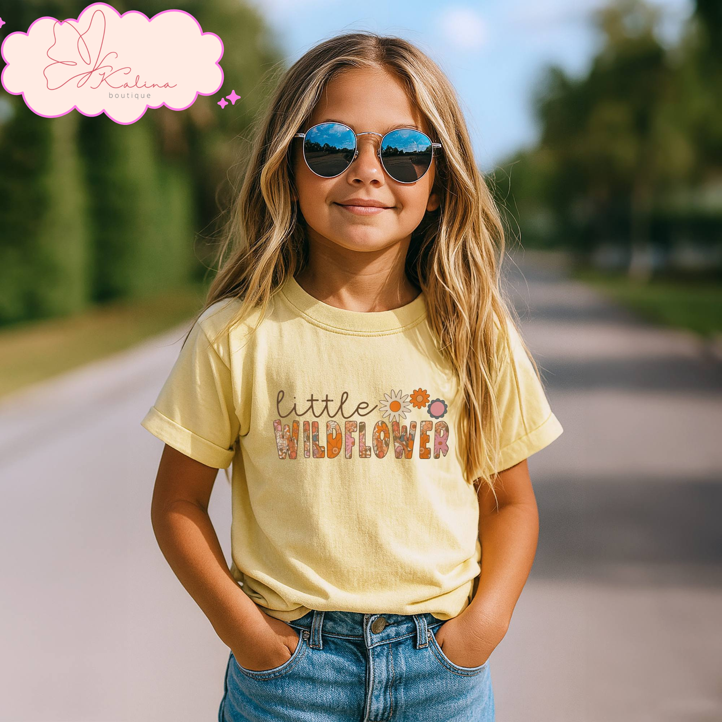 Kids Little Wildflower Tee