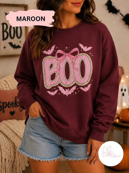 Pink Coquette BOO Halloween Graphic Tee