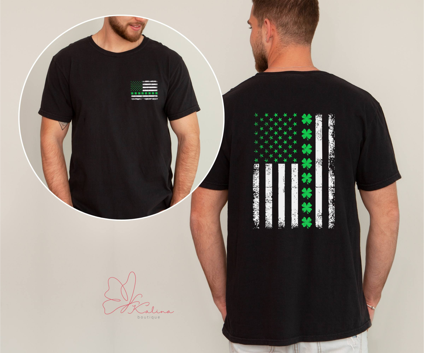 Men's St. Patty's Day Flag Tee