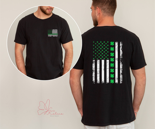 Men's St. Patty's Day Flag Tee