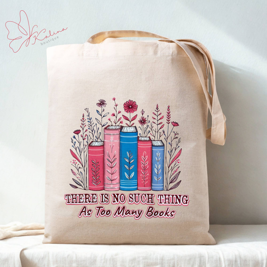 Book Lover Canvas Tote