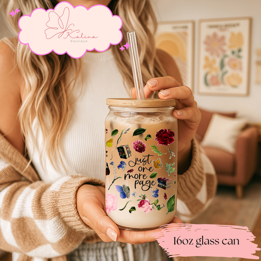 Reader Life Coffee Glass