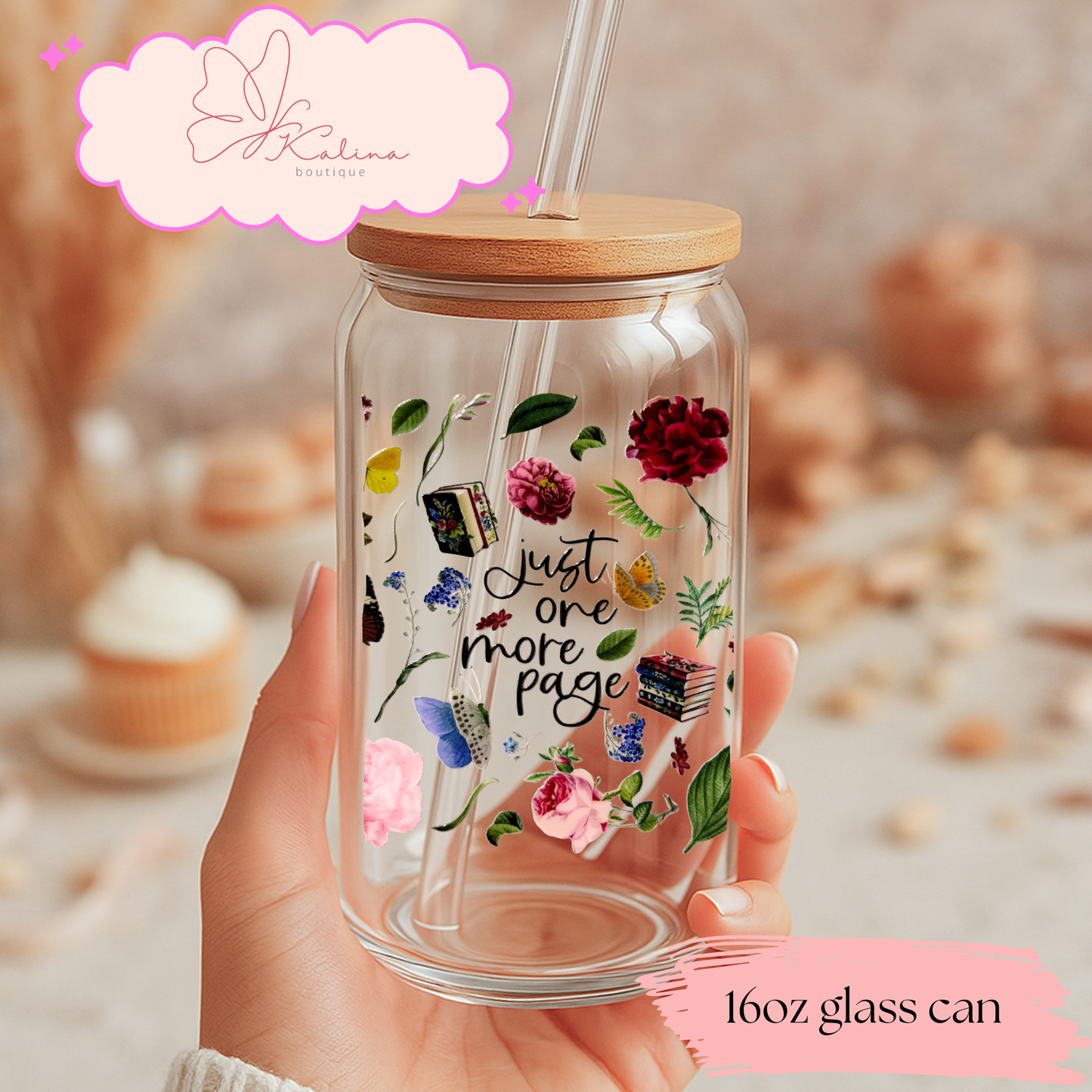 Reader Life Coffee Glass