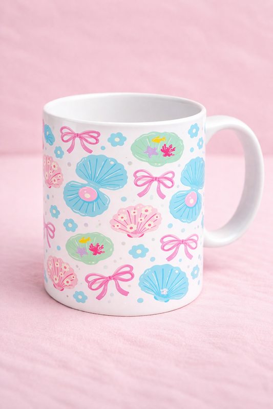 Pastel Seashell Coffee Mug