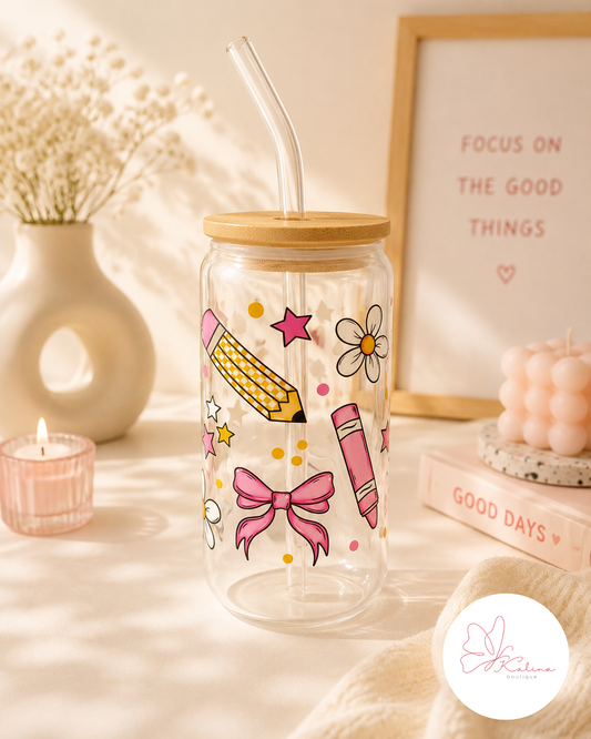 School Days Coffee Glass