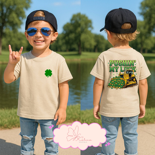 Pushin' My Luck Boys Tee