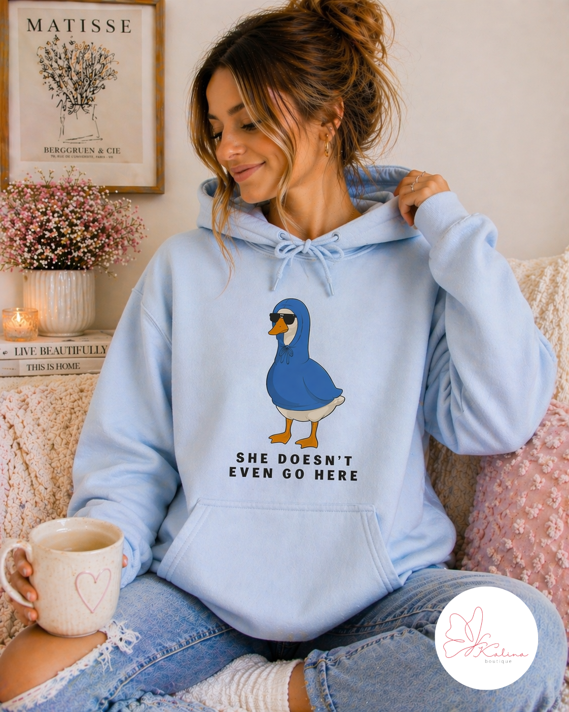 She Doesn't Even Go Here Hoodie