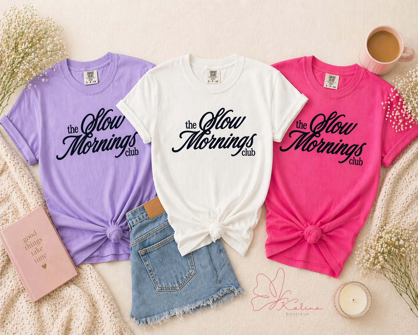 Slow Mornings Club Tee